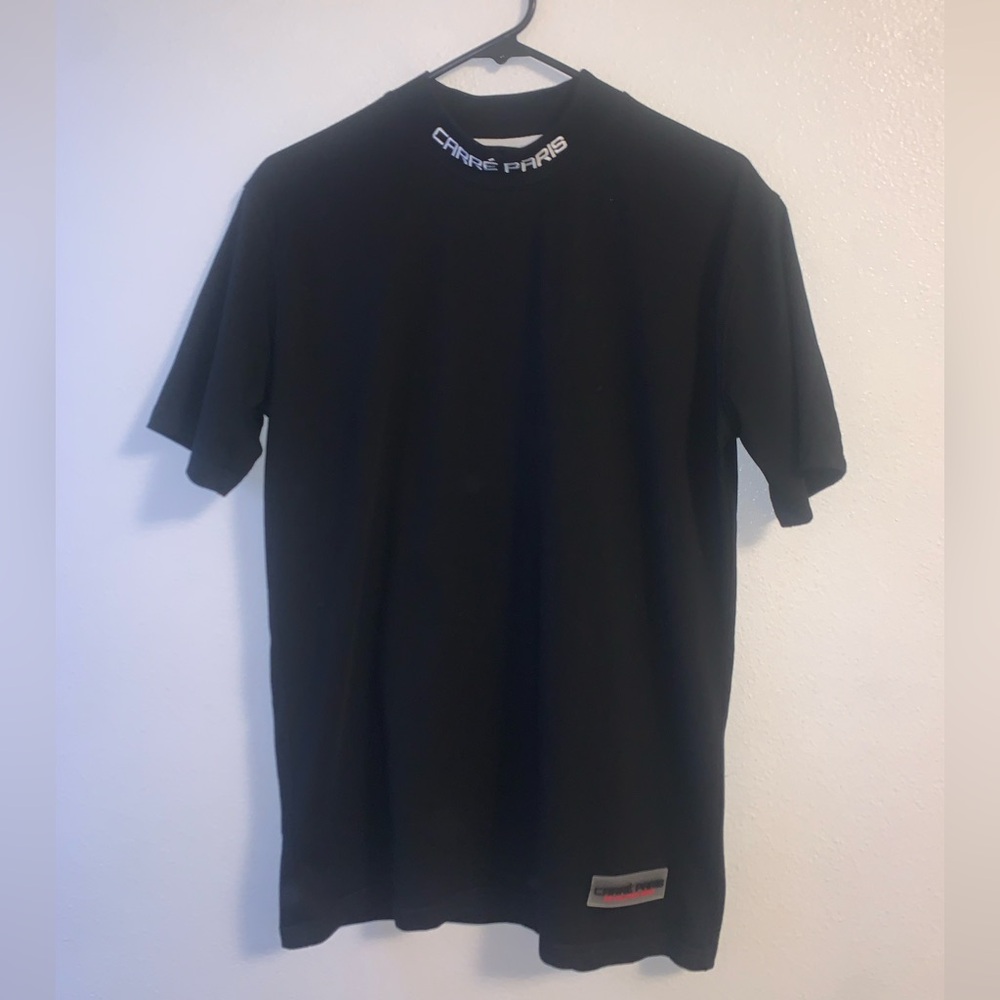 Carre Paris Black Short Sleeve T-shirt Size Small